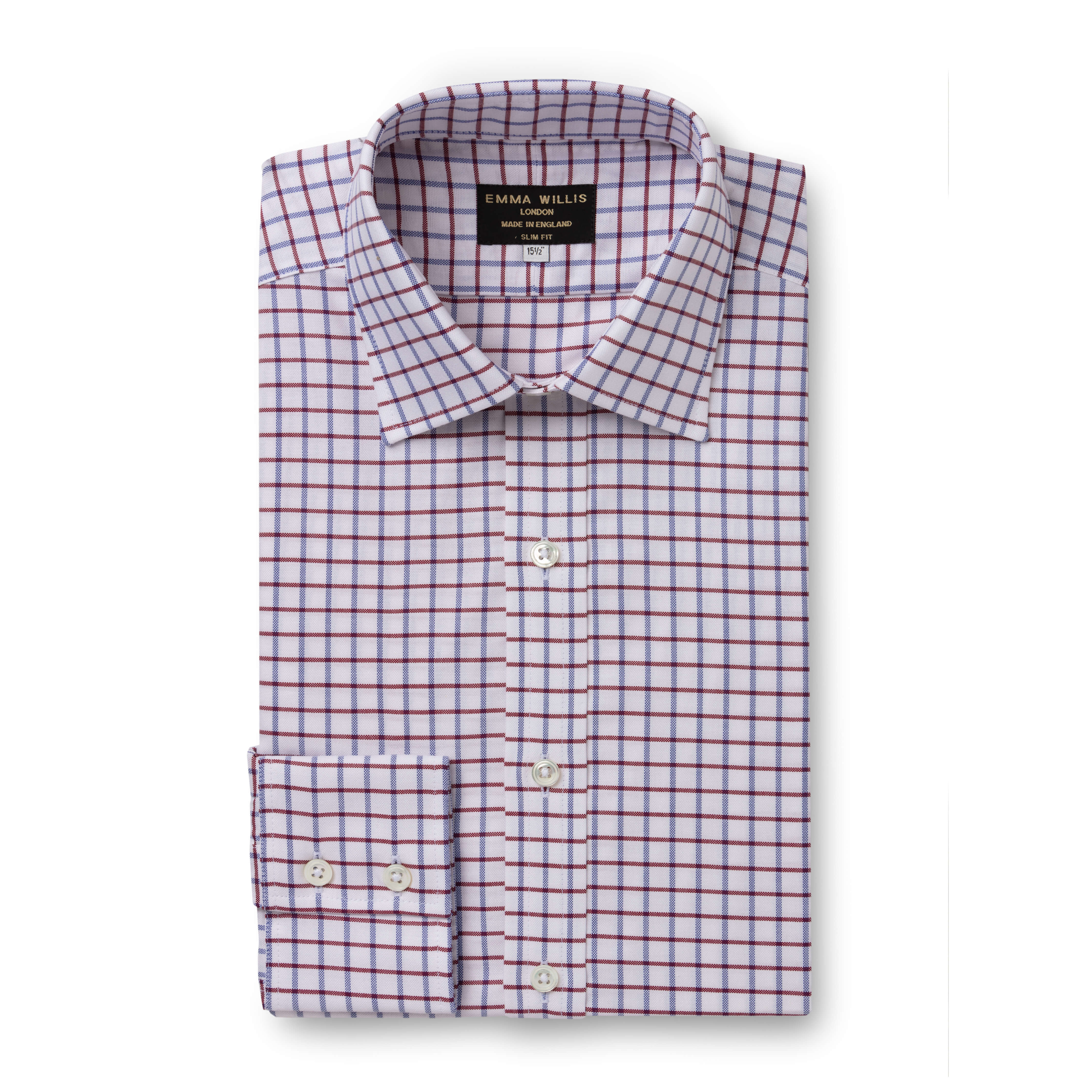 Red/Blue Oxford Check Shirt