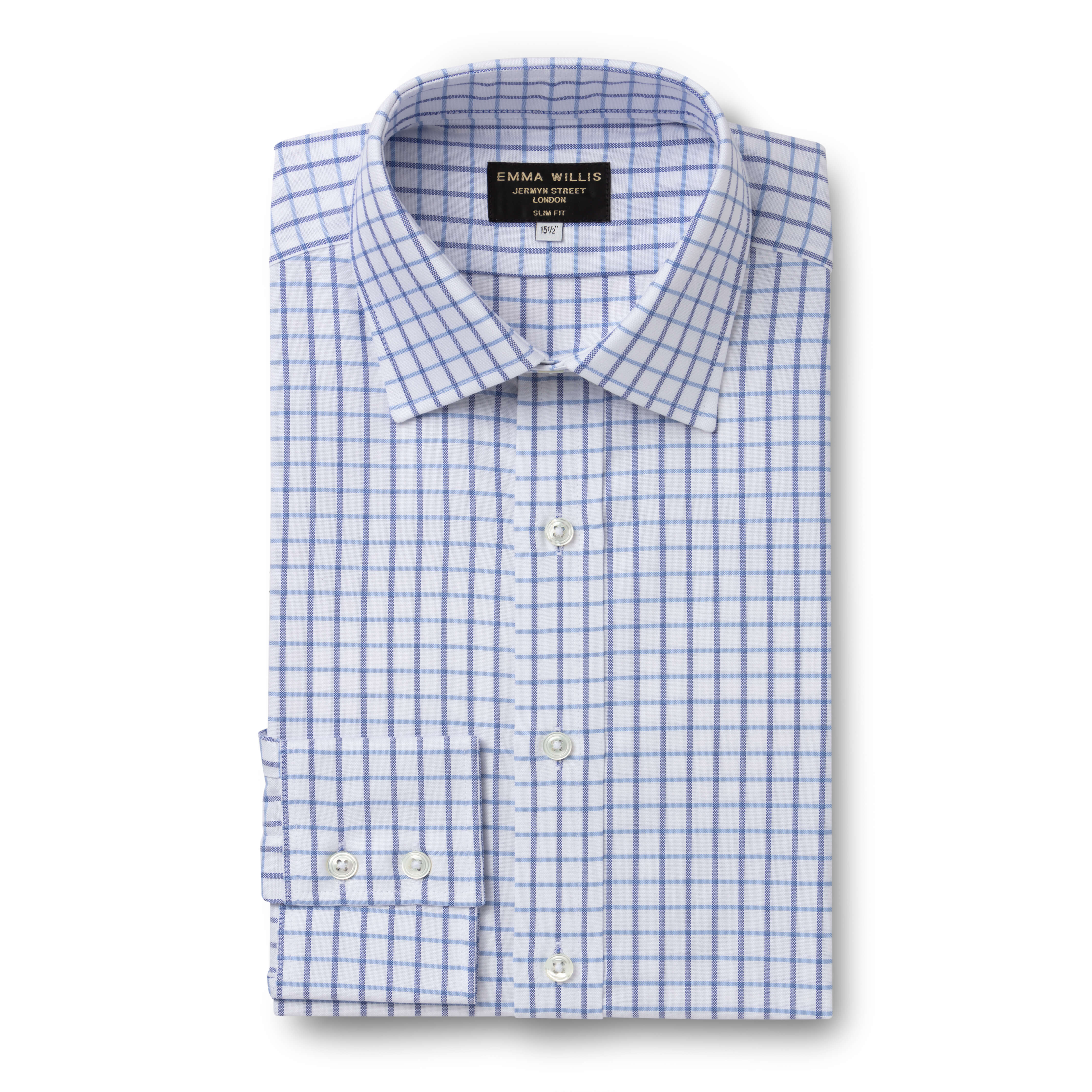 Blue/Sky Oxford Check Shirt