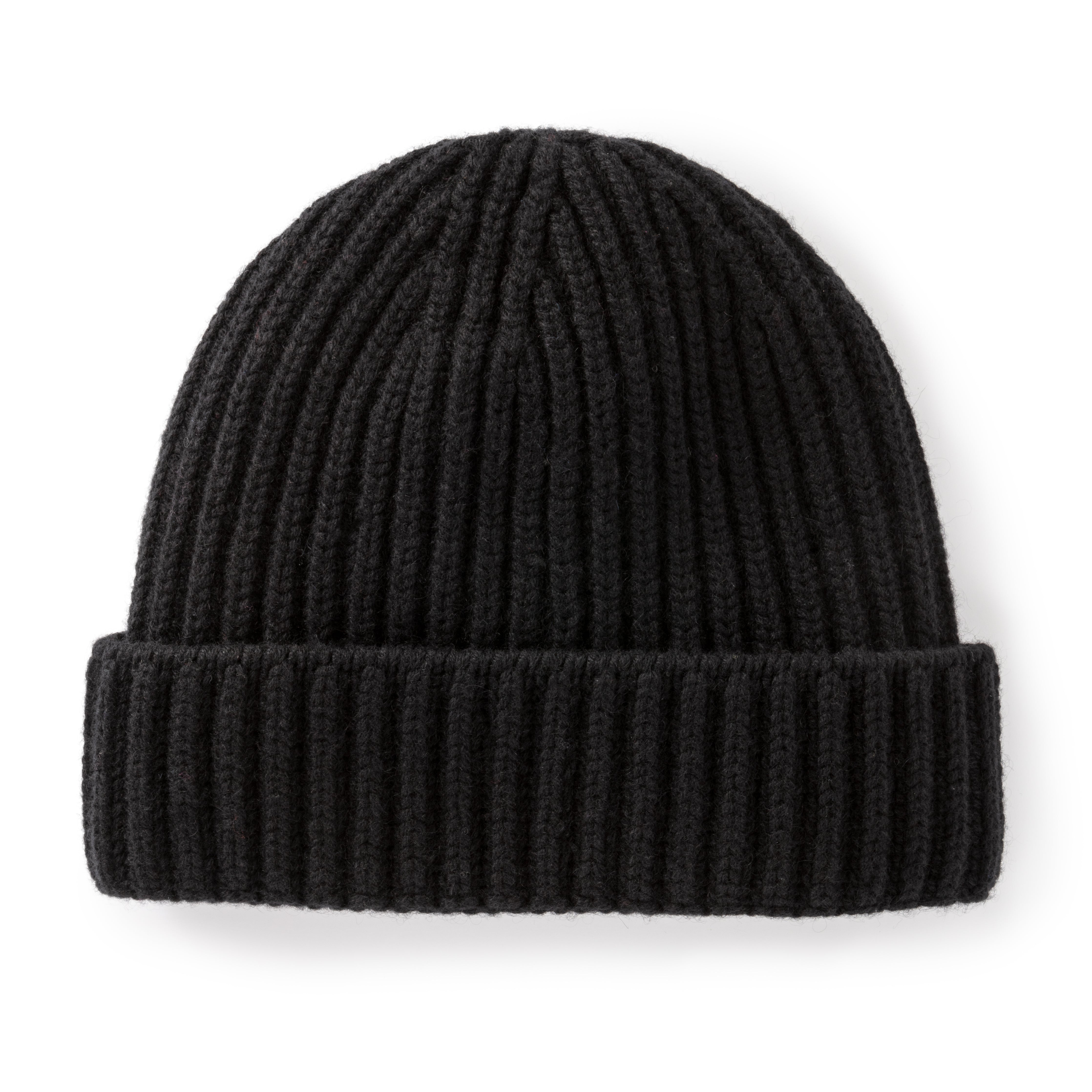 Raven Ribbed Cashmere Beanie - Emma Willis