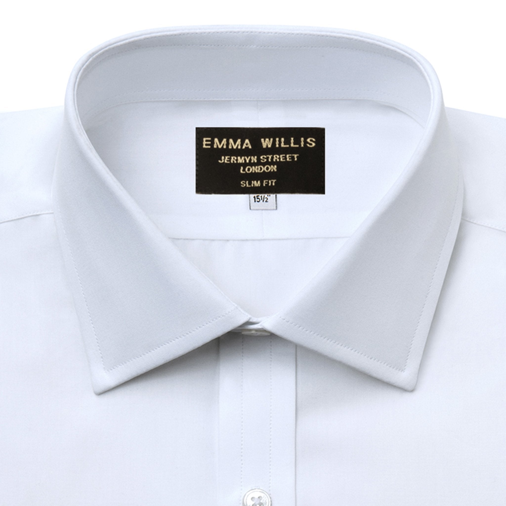 White Authentic Sea Island Cotton Shirt freeshipping - Emma Willis